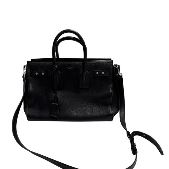 Saint Laurent | Sac Du Jour Souple Tote Handbag | Black - Picture 1 of 15